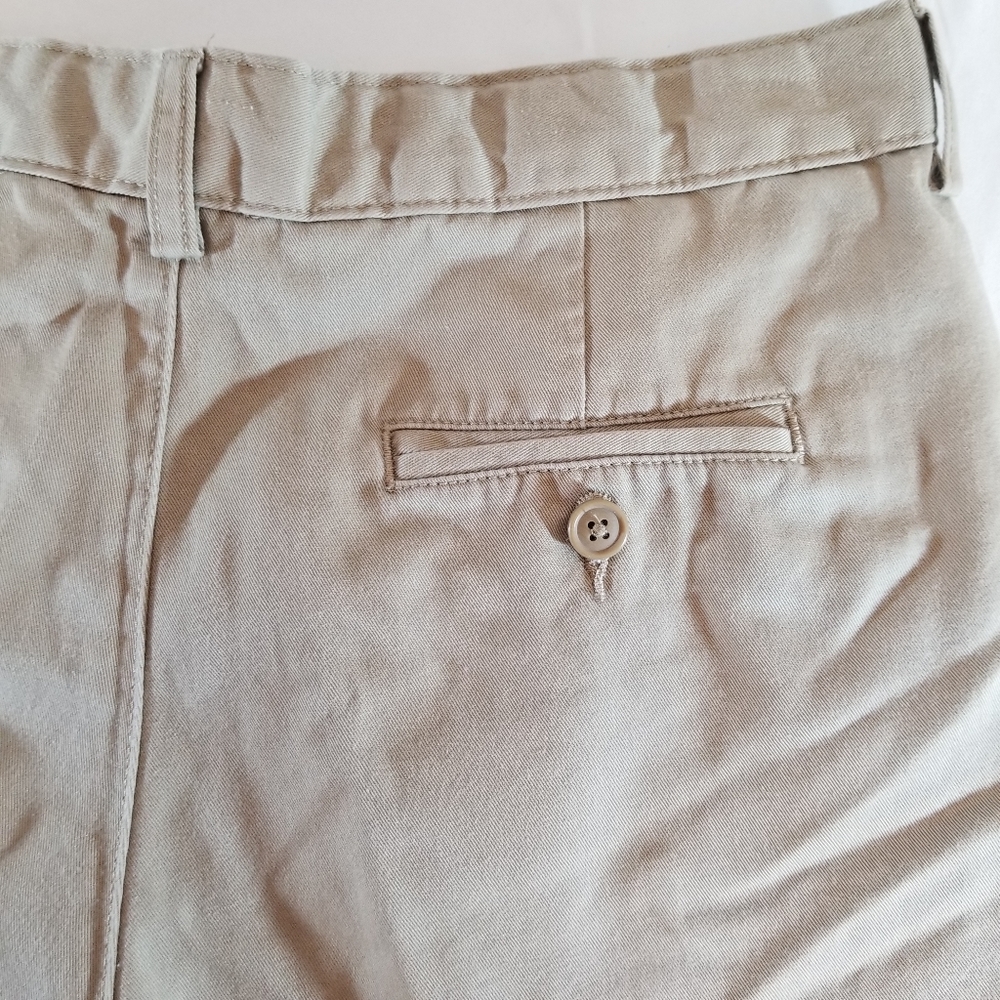 Lands' End Kids Boys Size 18 Khaki Adjustable Waist 4 Pockets - Picture 7 of 12